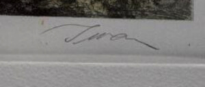 sygnatura syna artysty